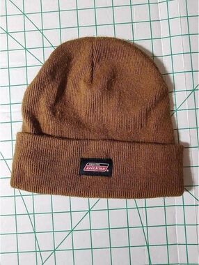 Dickies Brown Knit Beanie Hat